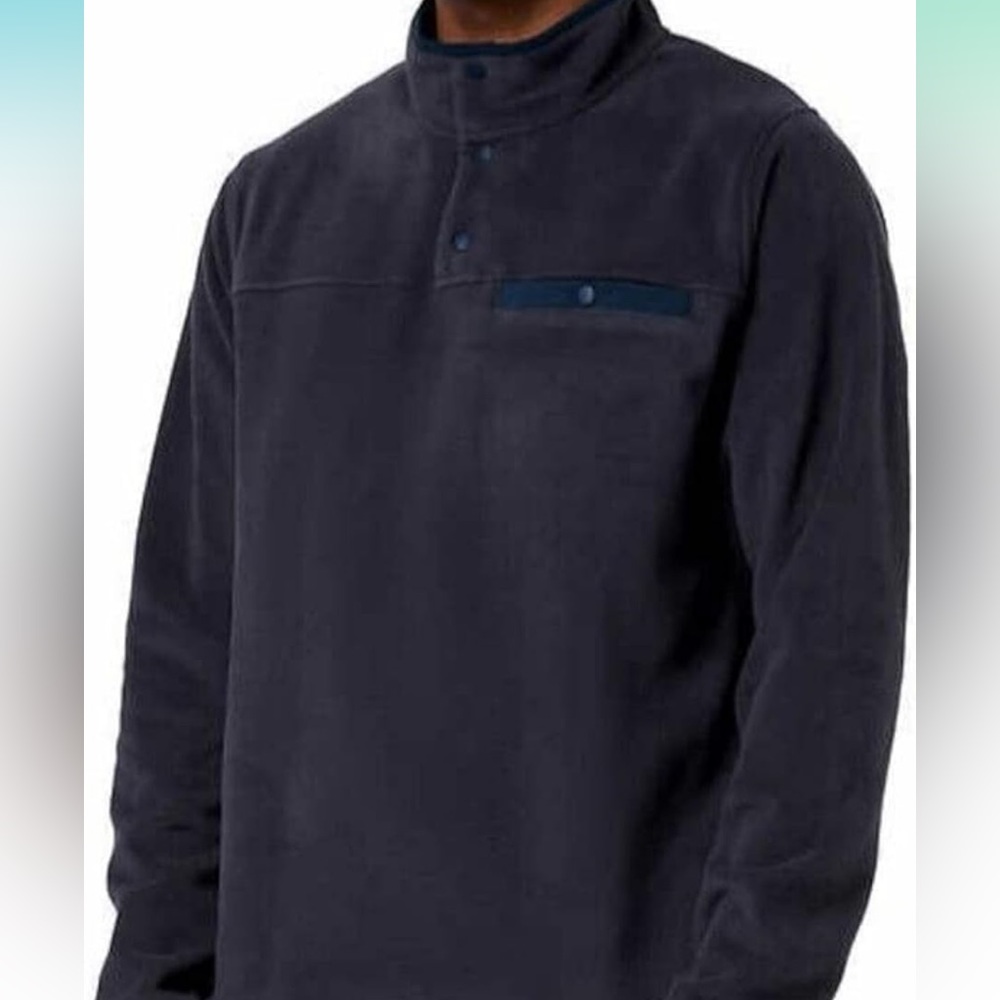 32 DEGREES Fleece Quarter Button Pullover